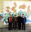 2011年3月与(左起)黄永玉、冯志孝、王存孝先生在万荷堂